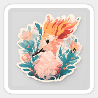 Birds abstarct design Sticker